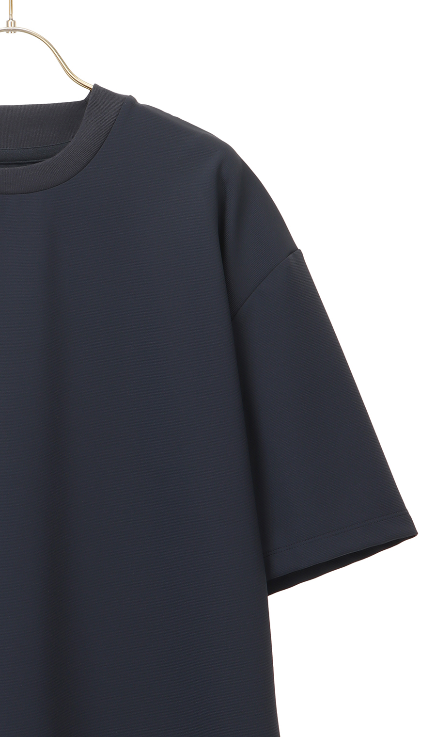 【男女兼用】らくリッチガーターTシャツ ネイビー S