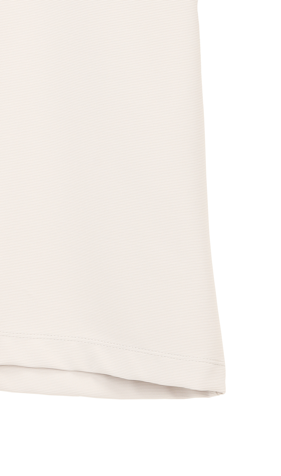 【男女兼用】らくリッチガーターTシャツ ライトグレー S