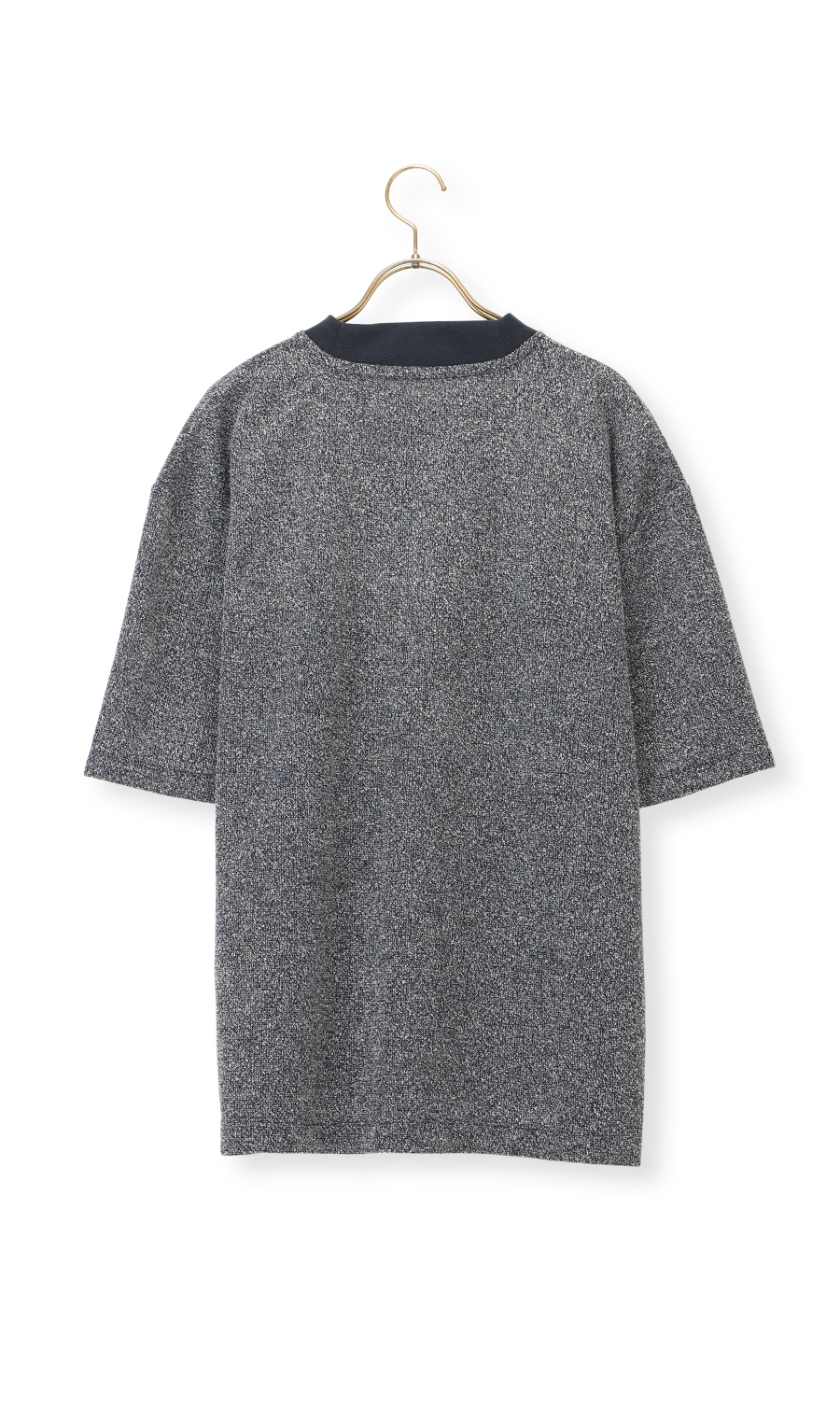 【男女兼用】らくリッチブークレーTシャツ【セットアップ着用可】 ネイビー S