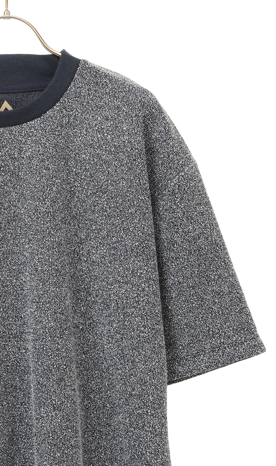 【男女兼用】らくリッチブークレーTシャツ【セットアップ着用可】 ネイビー S