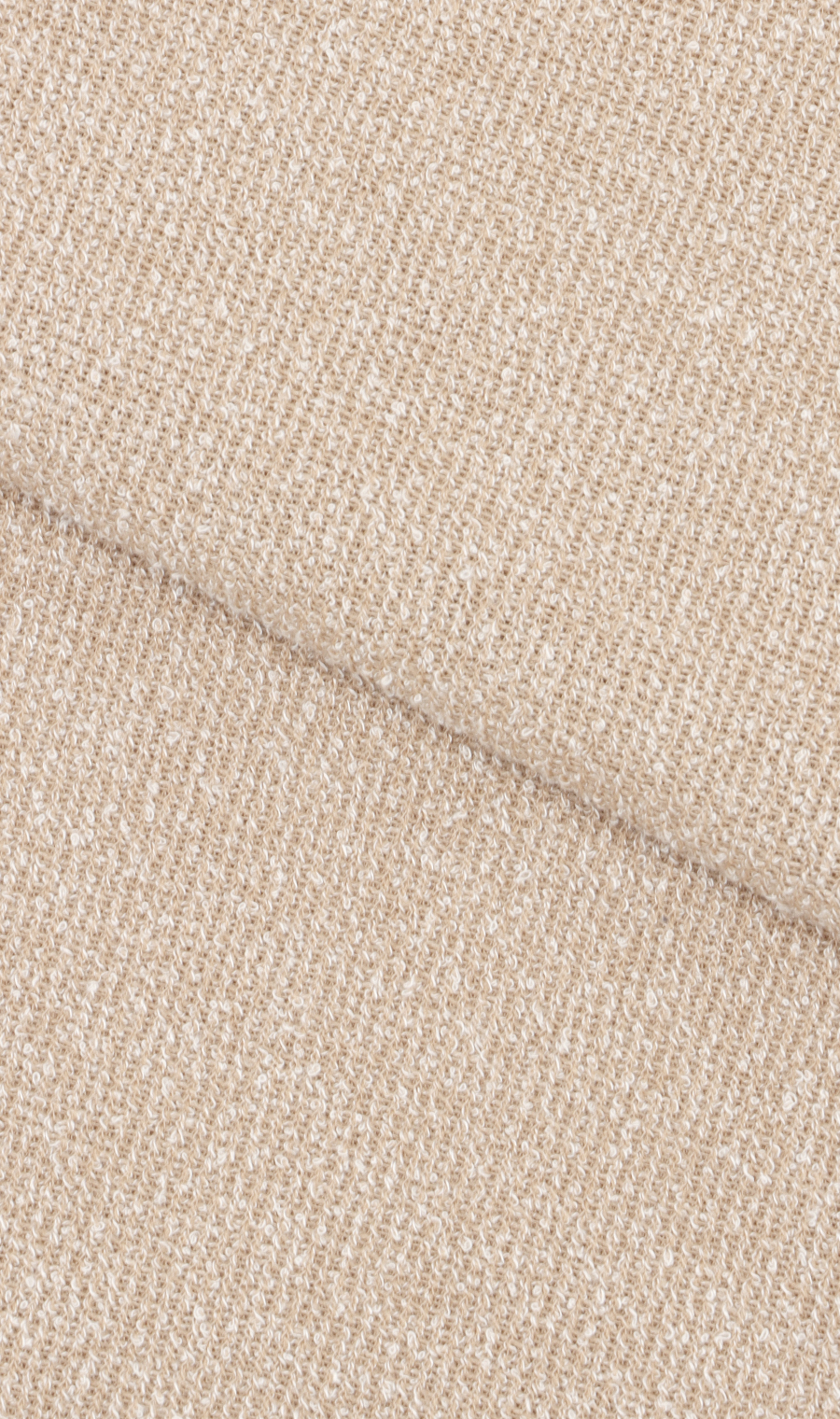 【男女兼用】らくリッチブークレーTシャツ【セットアップ着用可】 ベージュ S