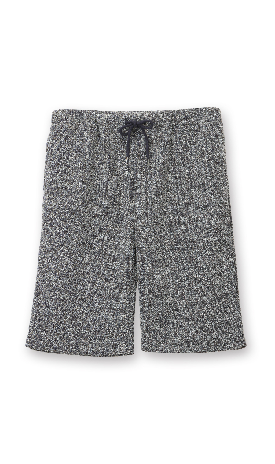 【男女兼用】らくリッチブークレーショートパンツ【セットアップ着用可】 ネイビー S