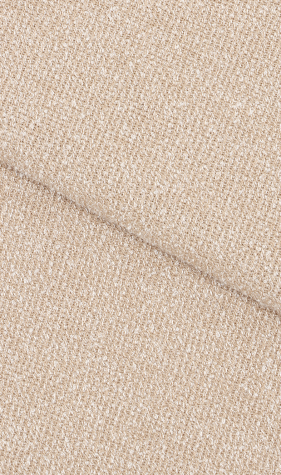 【男女兼用】らくリッチブークレーショートパンツ【セットアップ着用可】 ベージュ S