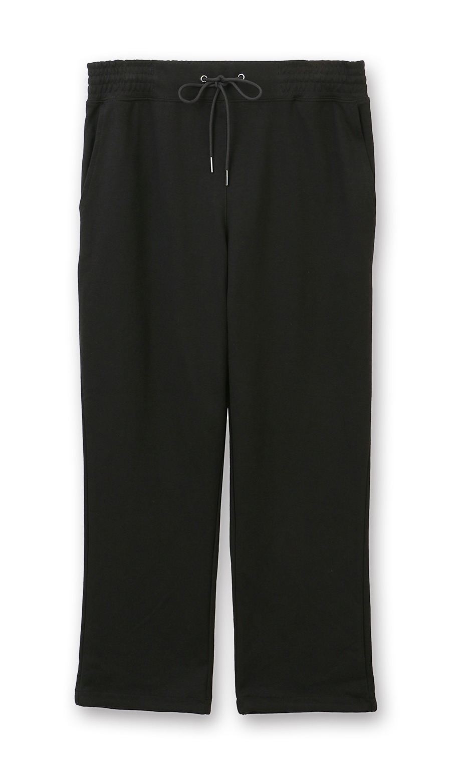【男女兼用】らくリッチスウェットパンツ【セットアップ着用可】 ブラック S