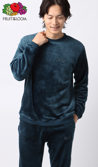 【男女兼用】ボアフリースロングTシャツ【セットアップ着用可】