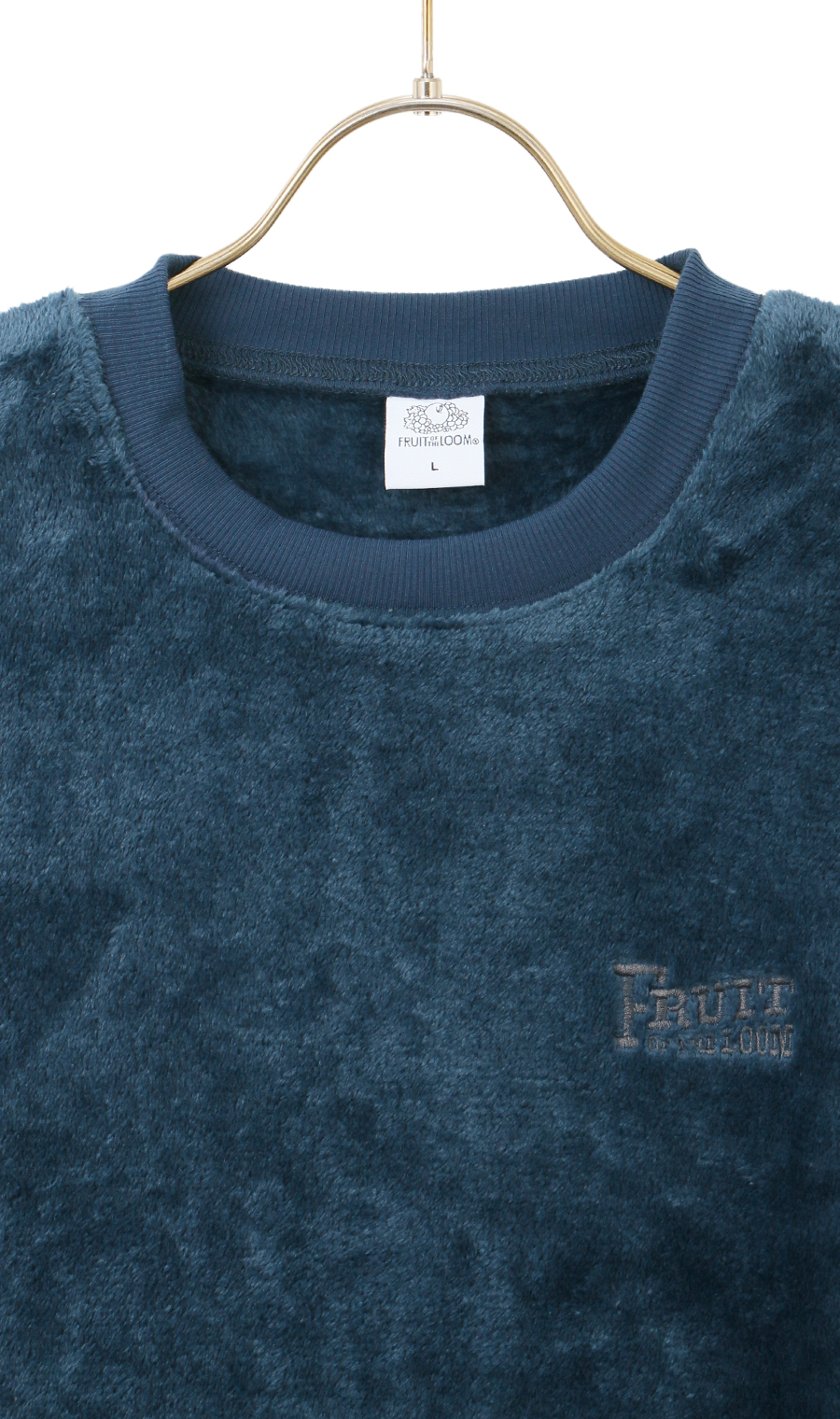 【男女兼用】ボアフリースロングTシャツ【セットアップ着用可】 ネイビー S