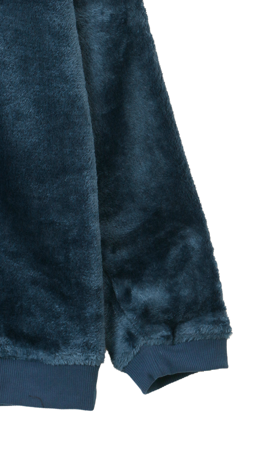 【男女兼用】ボアフリースロングTシャツ【セットアップ着用可】 ネイビー S