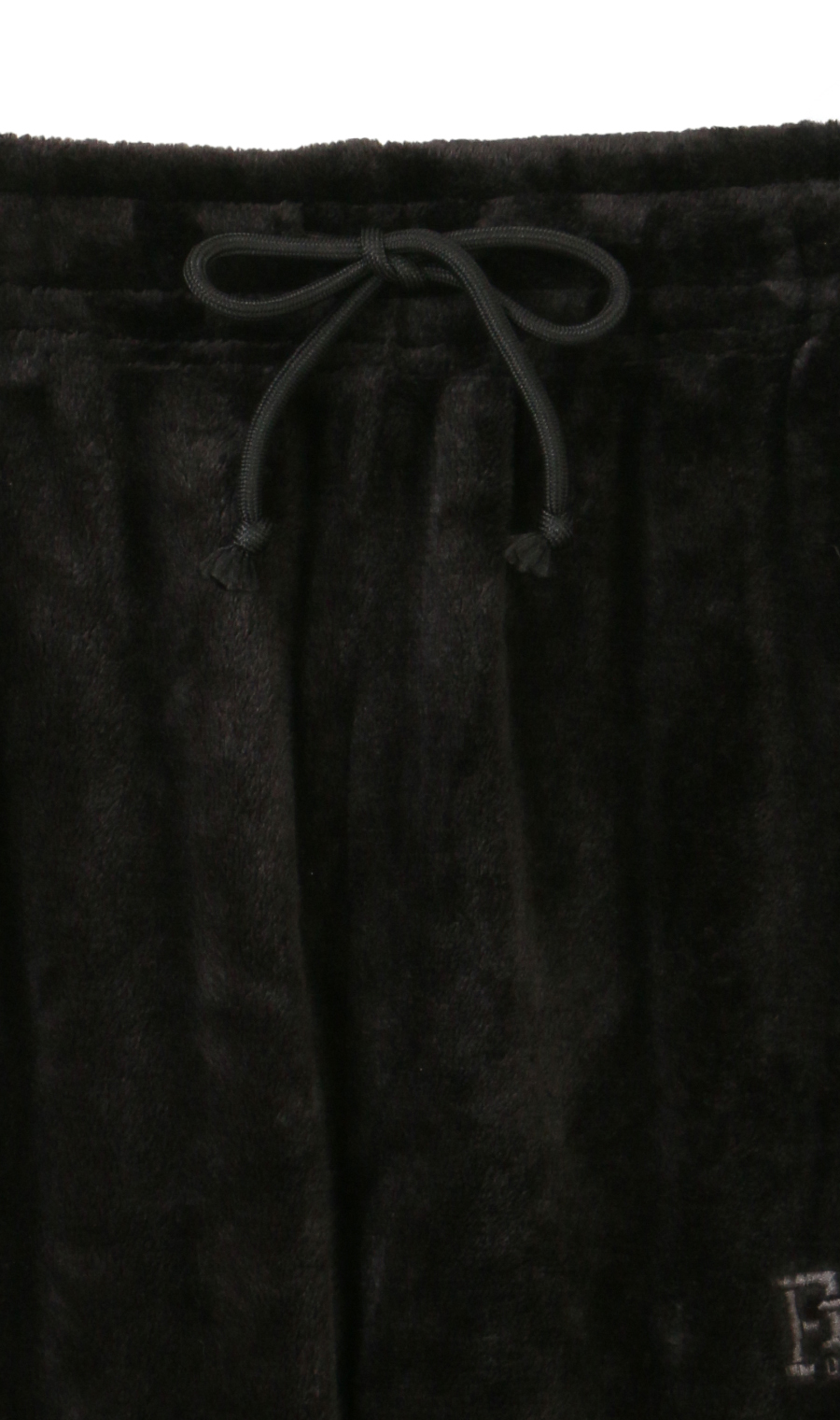 【男女兼用】ボアフリースパンツ【セットアップ着用可】 ブラック S