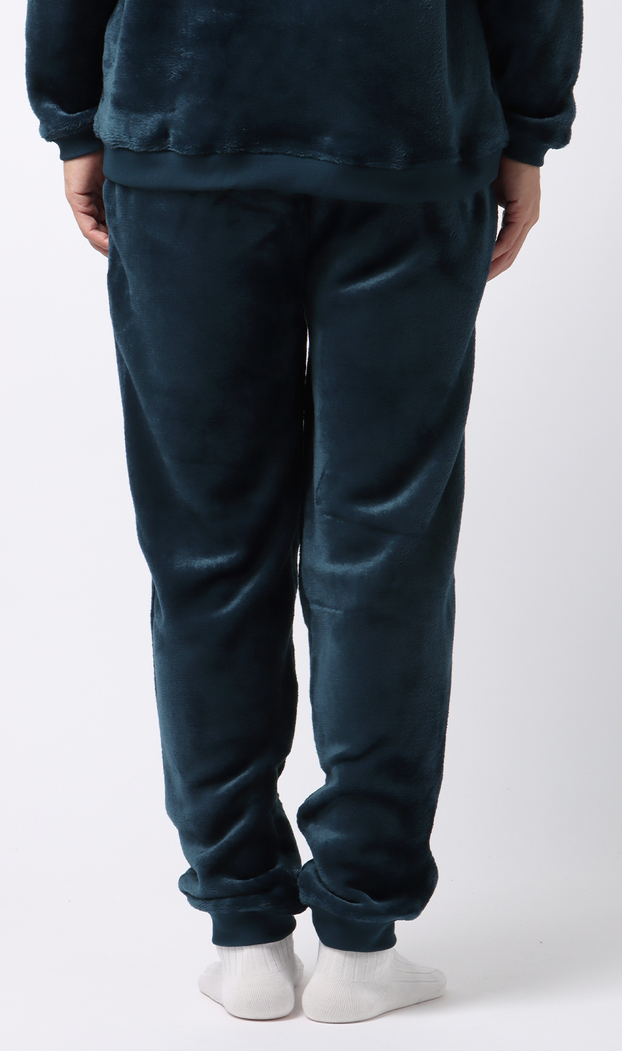 【男女兼用】ボアフリースパンツ【セットアップ着用可】 ネイビー S