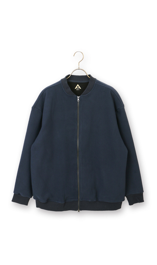 [Unisex] Rich fleece-lined zip-up jacket
