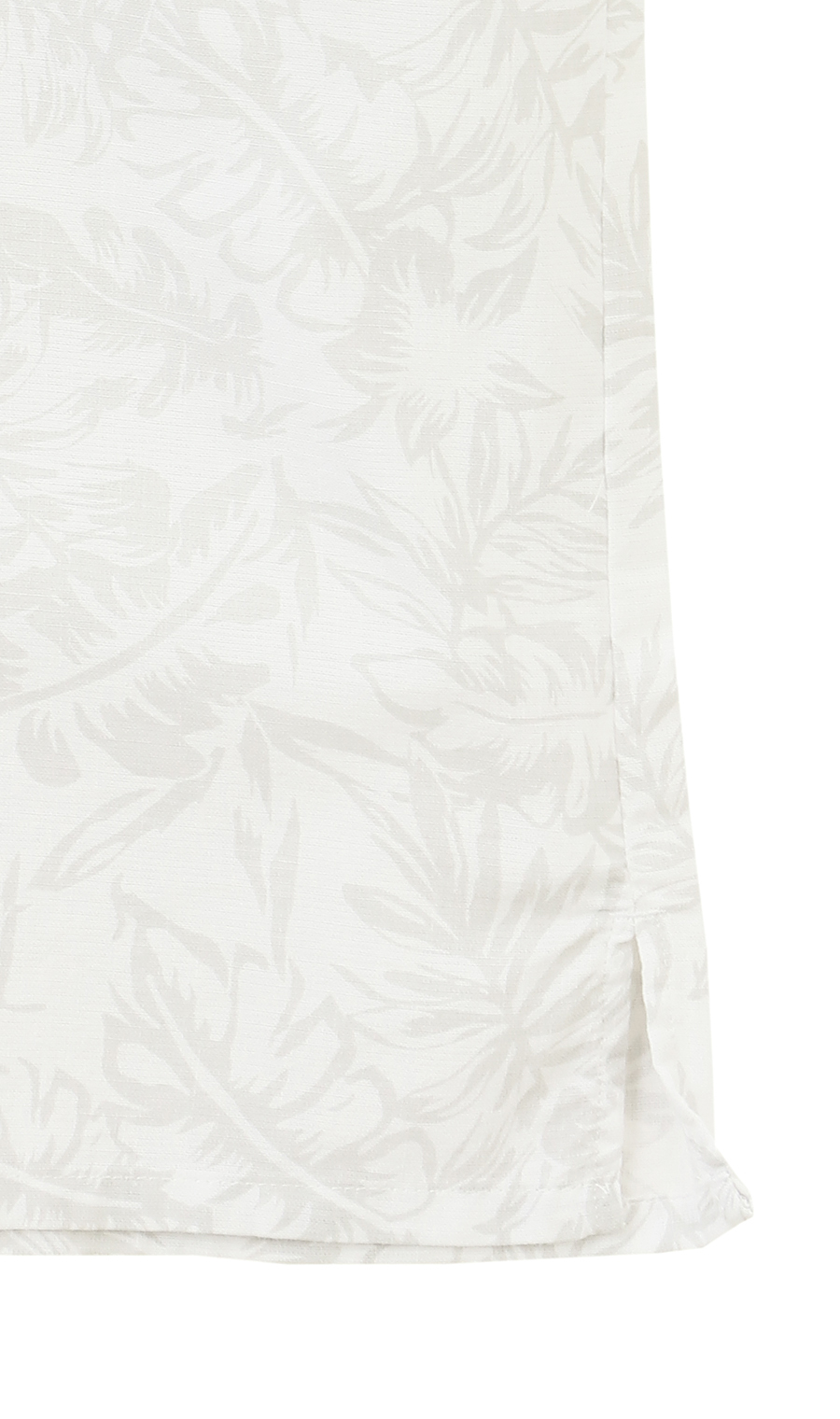 麻混クールマックスオープンシャツ【半袖】 ホワイト S