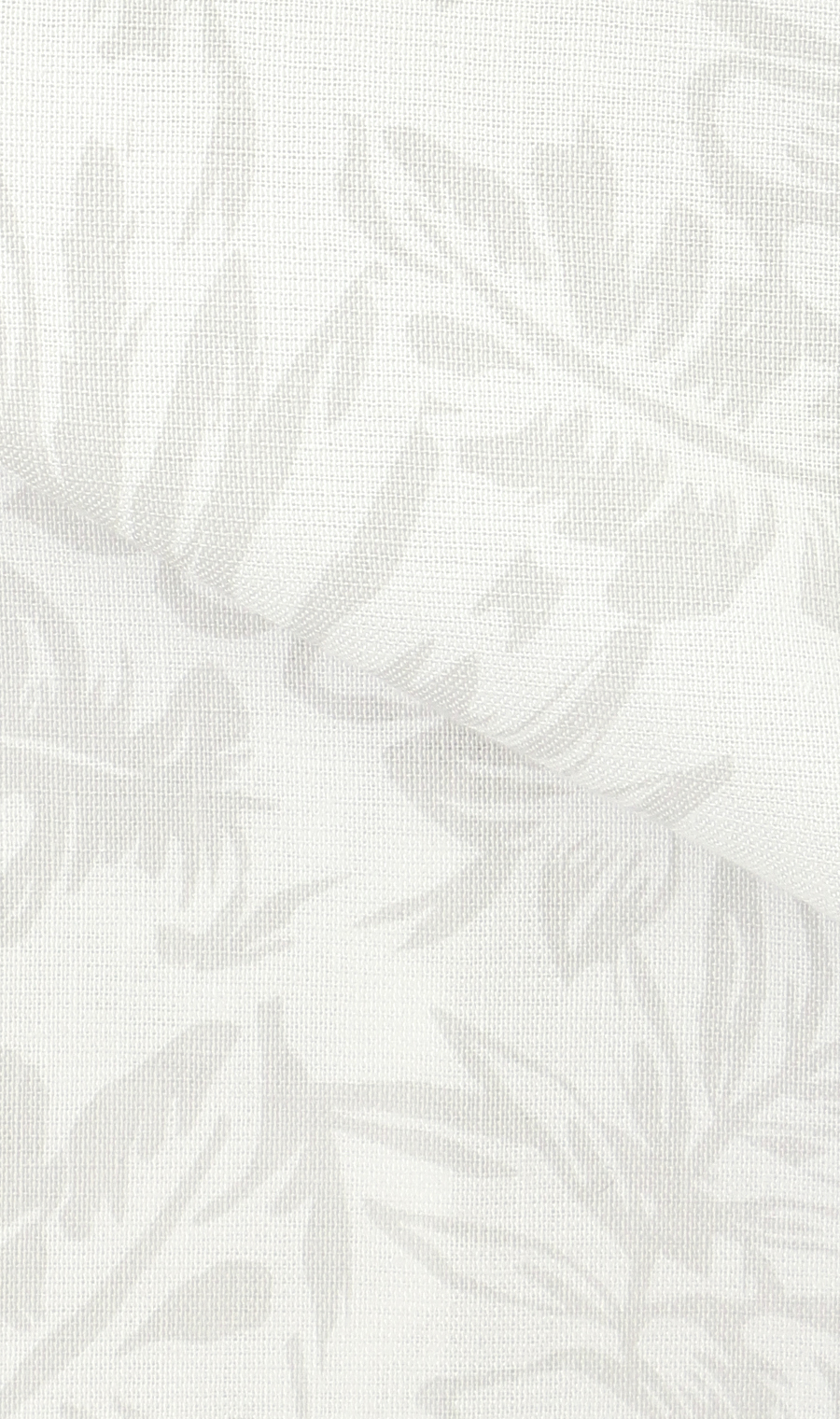 麻混クールマックスオープンシャツ【半袖】 ホワイト S