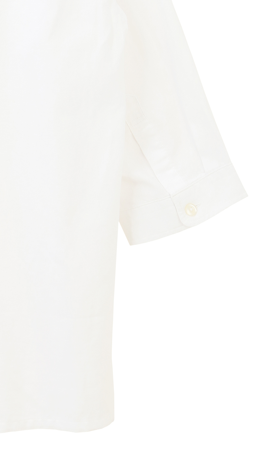 麻混クールマックスシャツ【7分袖】 ホワイト S