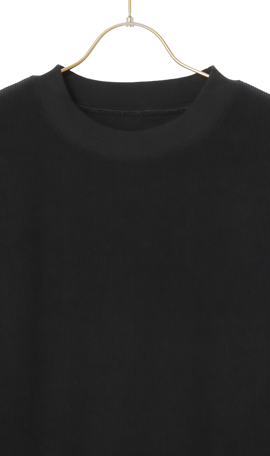 【男女兼用】ほかリッチコーデュロイプルオーバー【セットアップ着用可】 ブラック S