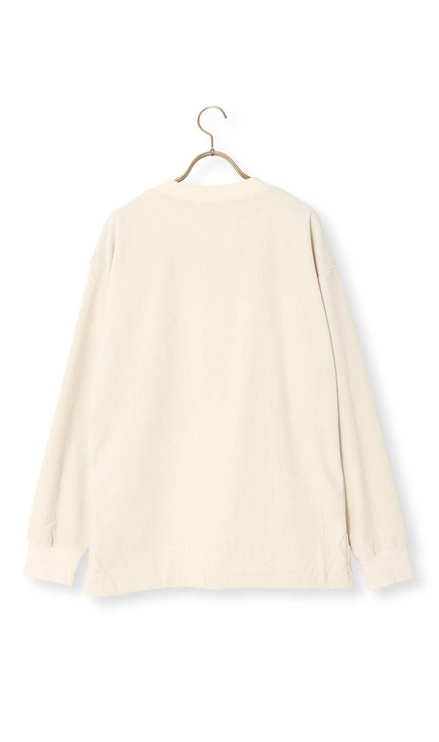 【男女兼用】ほかリッチコーデュロイプルオーバー【セットアップ着用可】 オフ S