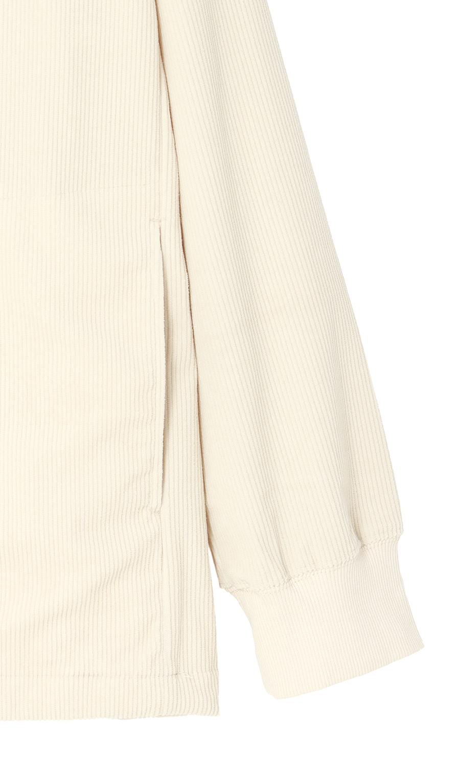 【男女兼用】ほかリッチコーデュロイプルオーバー【セットアップ着用可】 オフ S