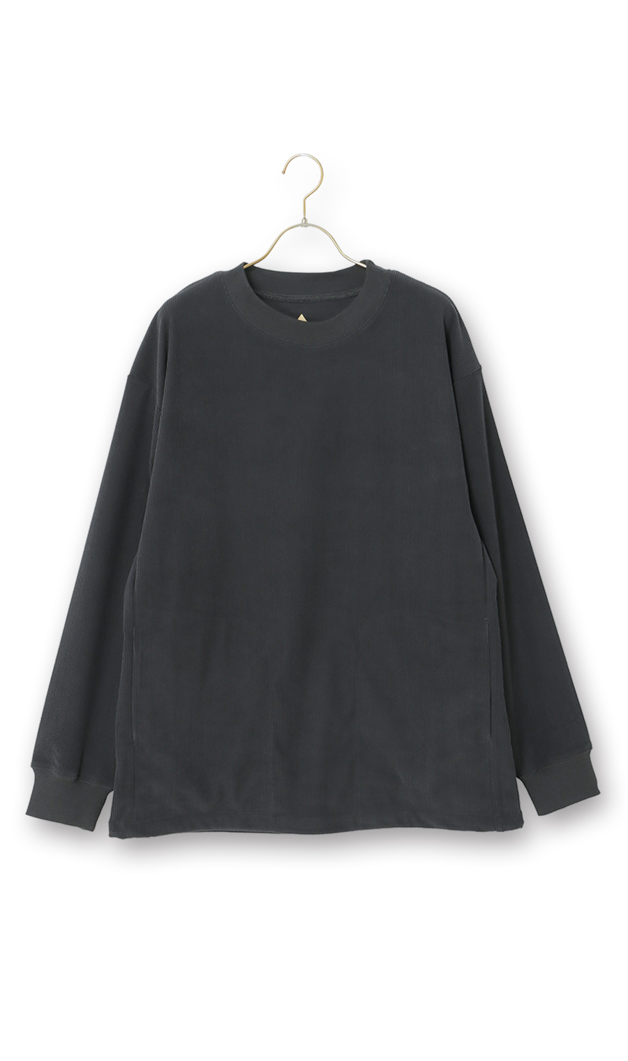 【男女兼用】ほかリッチコーデュロイプルオーバー【セットアップ着用可】 チャコール S