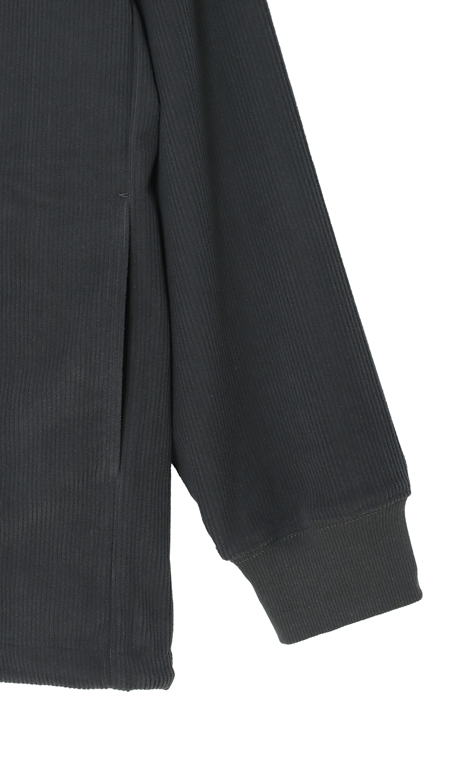 【男女兼用】ほかリッチコーデュロイプルオーバー【セットアップ着用可】 チャコール S