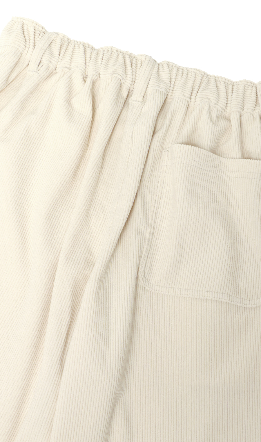 【男女兼用】ほかリッチコーデュロイイージーパンツ【セットアップ着用可】 オフ S