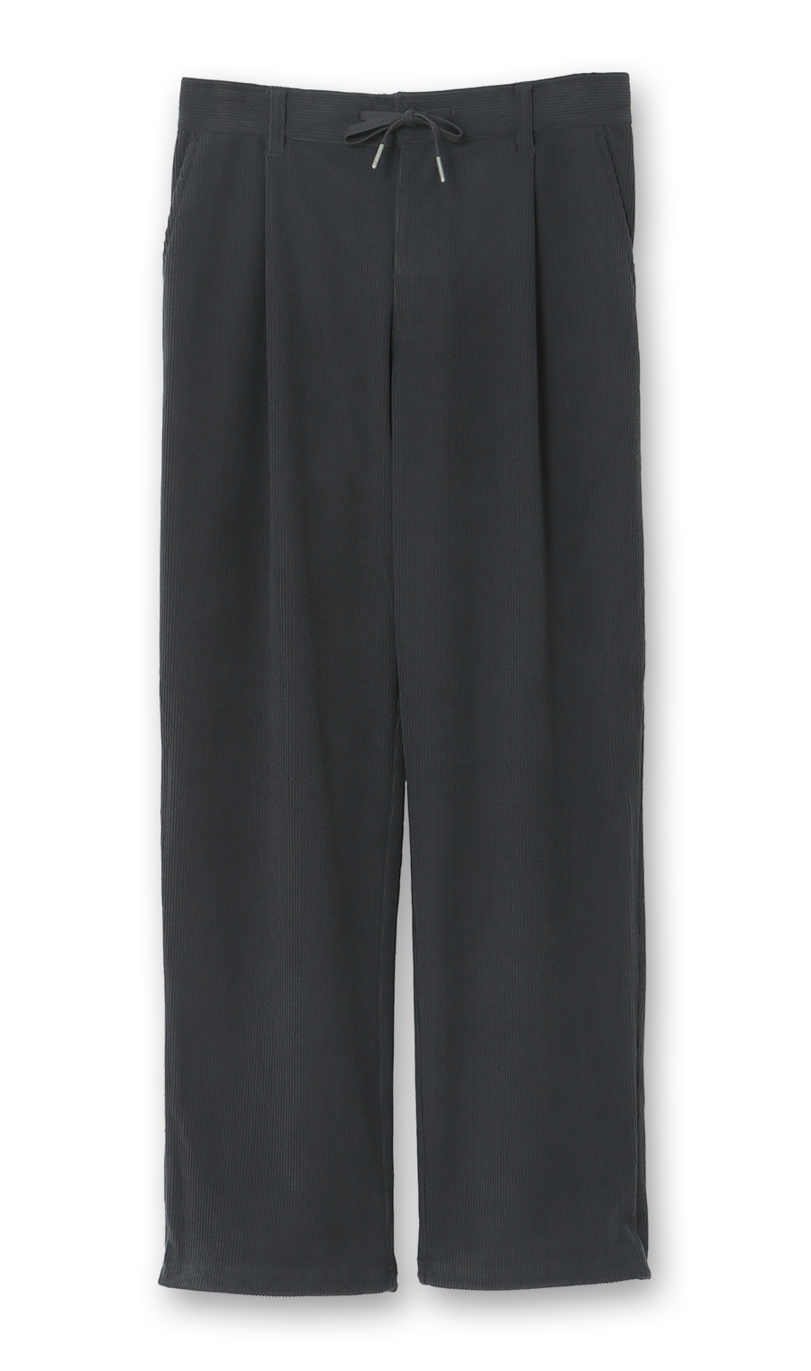 【男女兼用】ほかリッチコーデュロイイージーパンツ【セットアップ着用可】 チャコール S