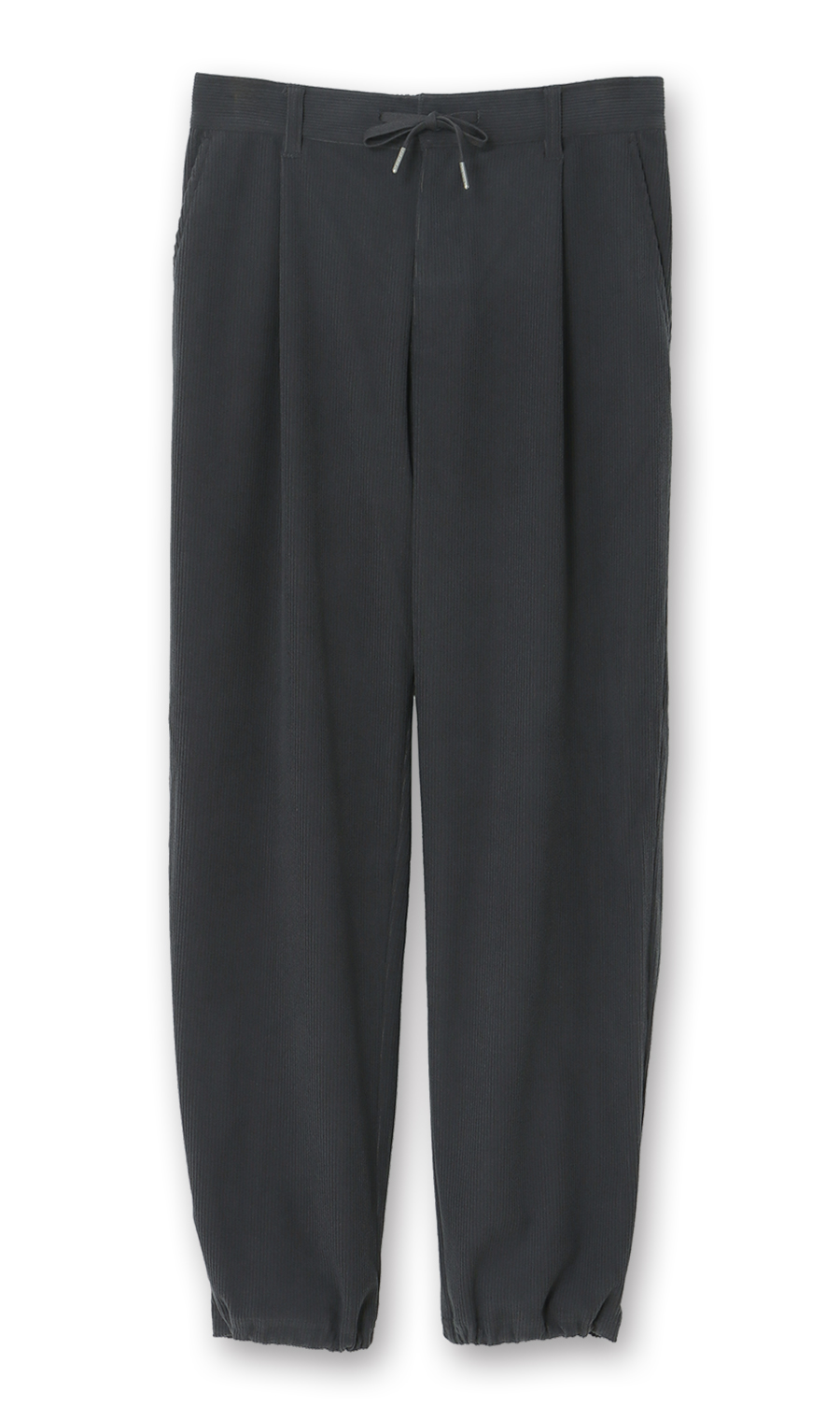 【男女兼用】ほかリッチコーデュロイイージーパンツ【セットアップ着用可】 チャコール S