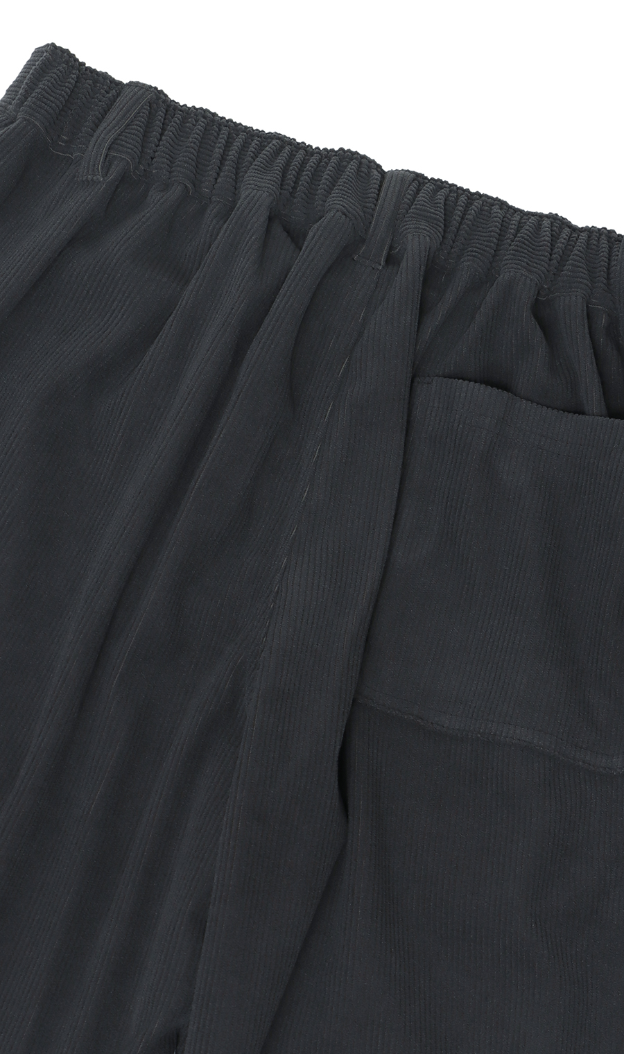 【男女兼用】ほかリッチコーデュロイイージーパンツ【セットアップ着用可】 チャコール S