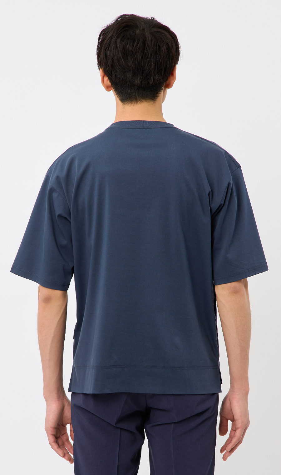 【男女兼用】こおリッチ綿１００％Ｔシャツ ネイビー系 3L