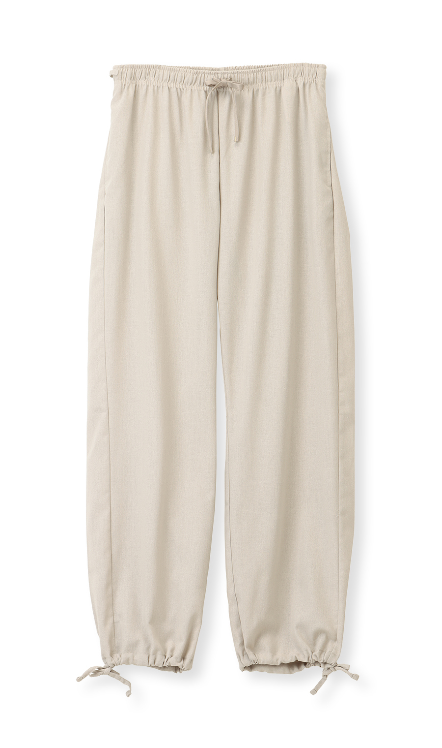 ライトリネンイージーパンツ【BODYWILD×AWEAR】【セットアップ着用可】 ベージュ S