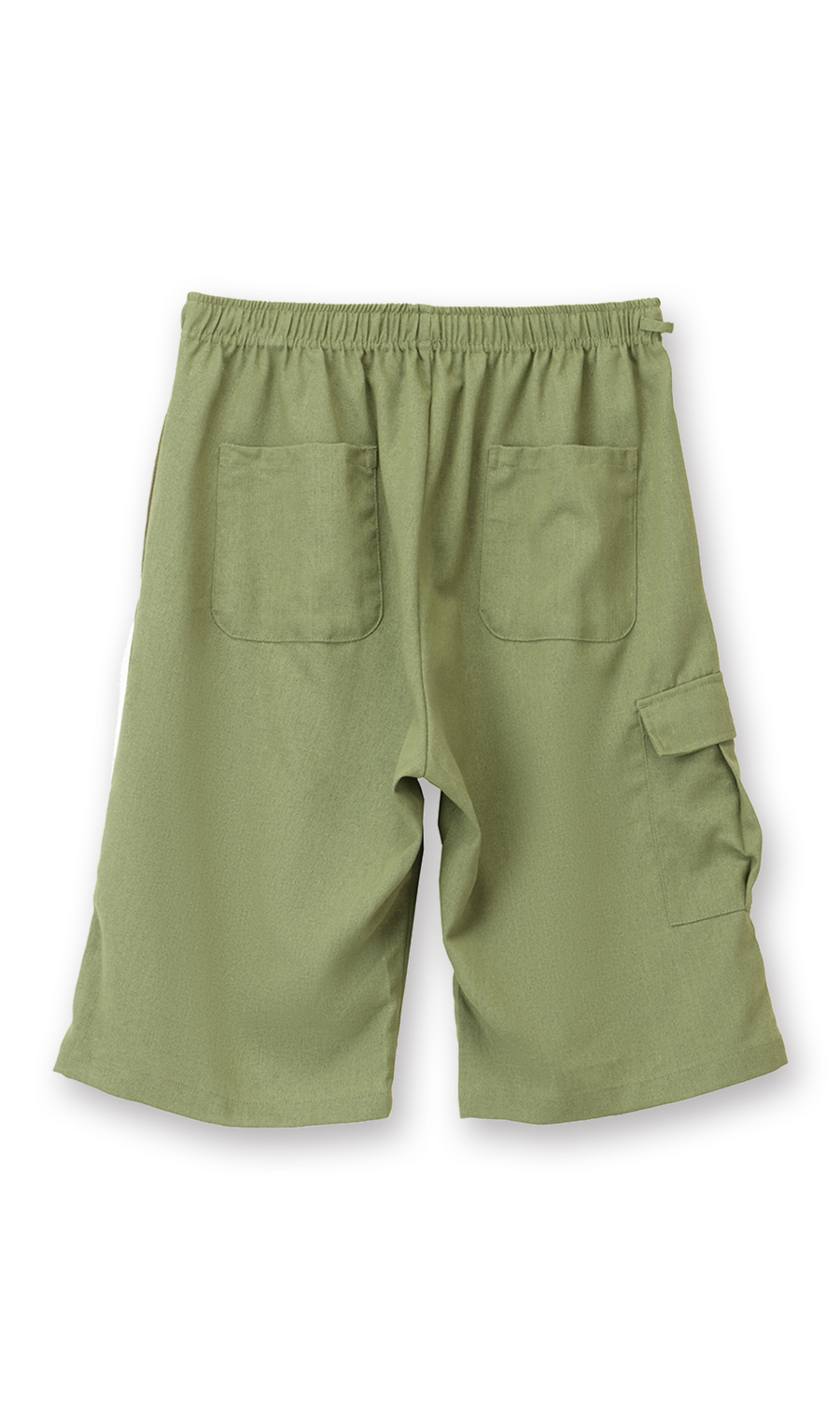 ライトリネンショートパンツ【BODYWILD×AWEAR】【セットアップ着用可】 オリーブ S