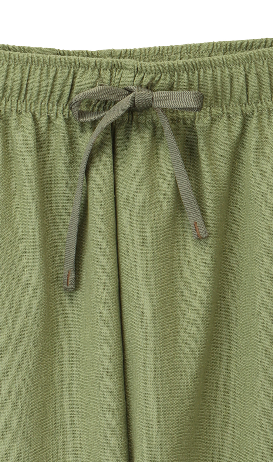 ライトリネンショートパンツ【BODYWILD×AWEAR】【セットアップ着用可】 オリーブ S