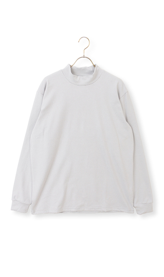 ほかリッチもちもち起毛ハイネックTシャツ