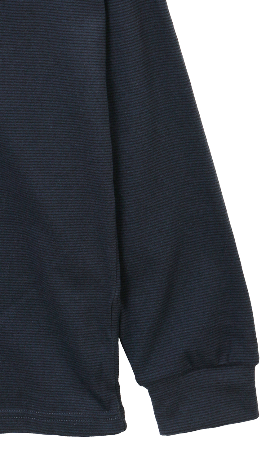 ほかリッチもちもち起毛ハイネックTシャツ ネイビー S