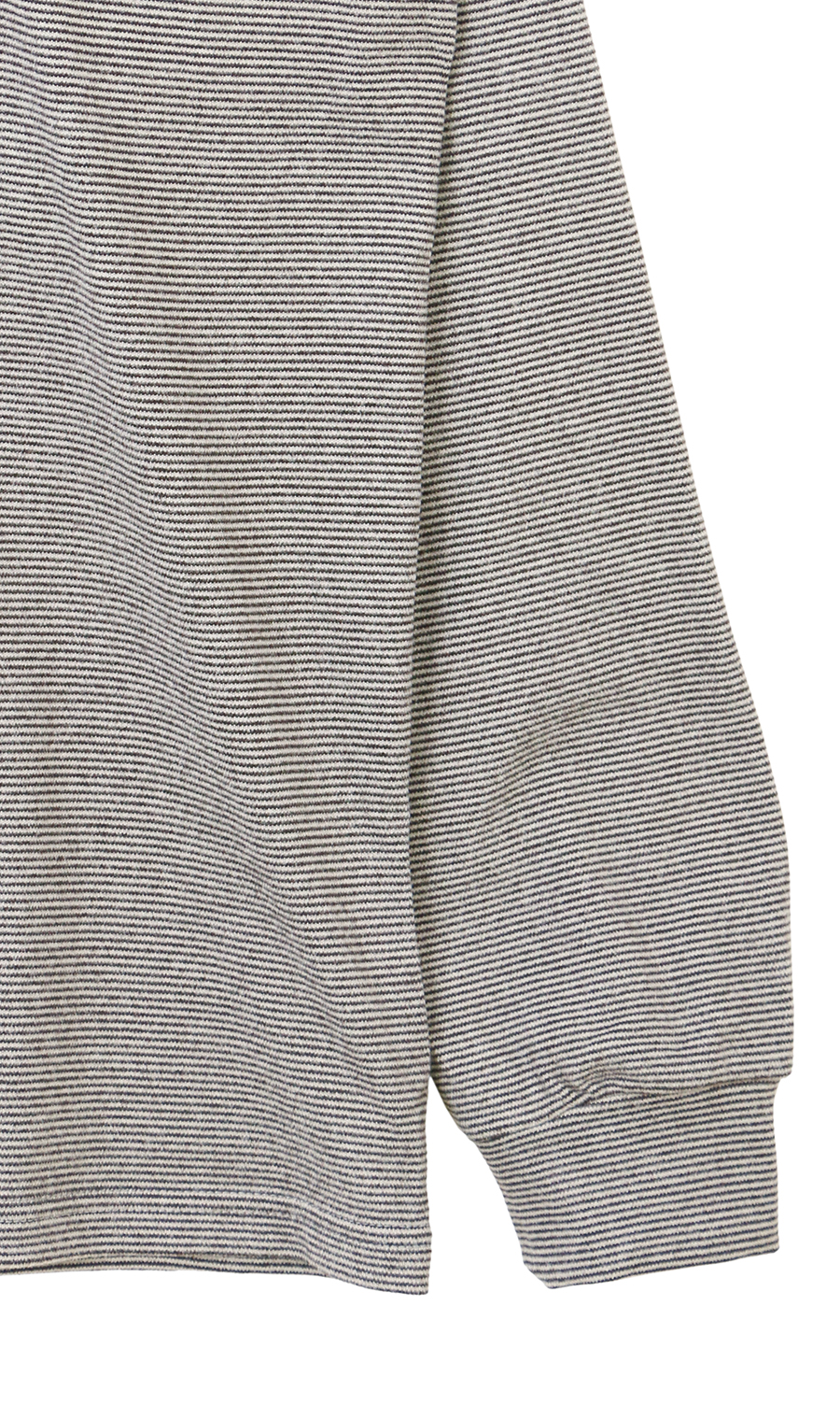 ほかリッチもちもち起毛ハイネックTシャツ グレー S