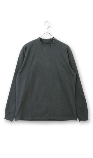 ほかリッチもちもち起毛ハイネックTシャツ
