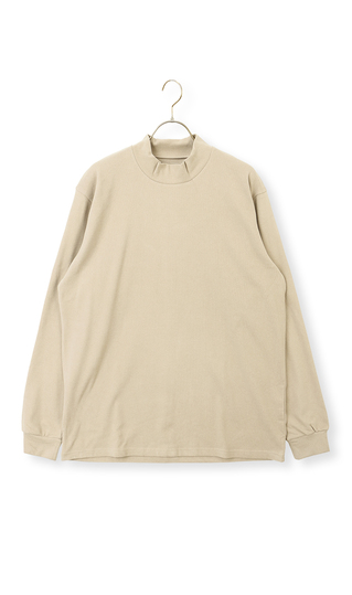 ほかリッチもちもち起毛ハイネックTシャツ