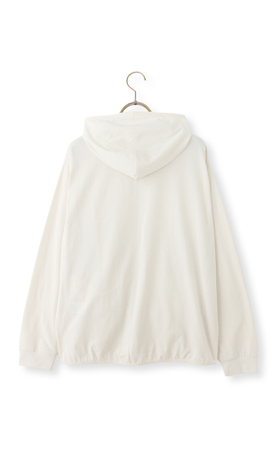 とろリッチUVカットメッシュパーカー【セットアップ着用可】 ホワイト M