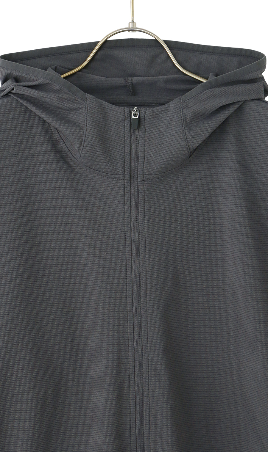 とろリッチUVカットメッシュパーカー【セットアップ着用可】 チャコール S