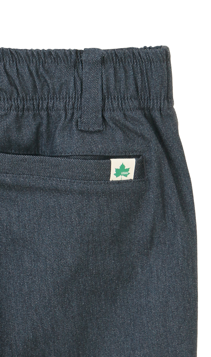 ツイルバックシャーリングパンツ【裾上げ済み】 ネイビー M