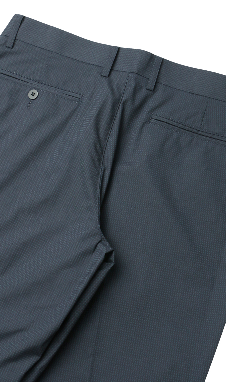 スタンダードスラックス【ノータック】【裾上げ済み】 ネイビー 79cm