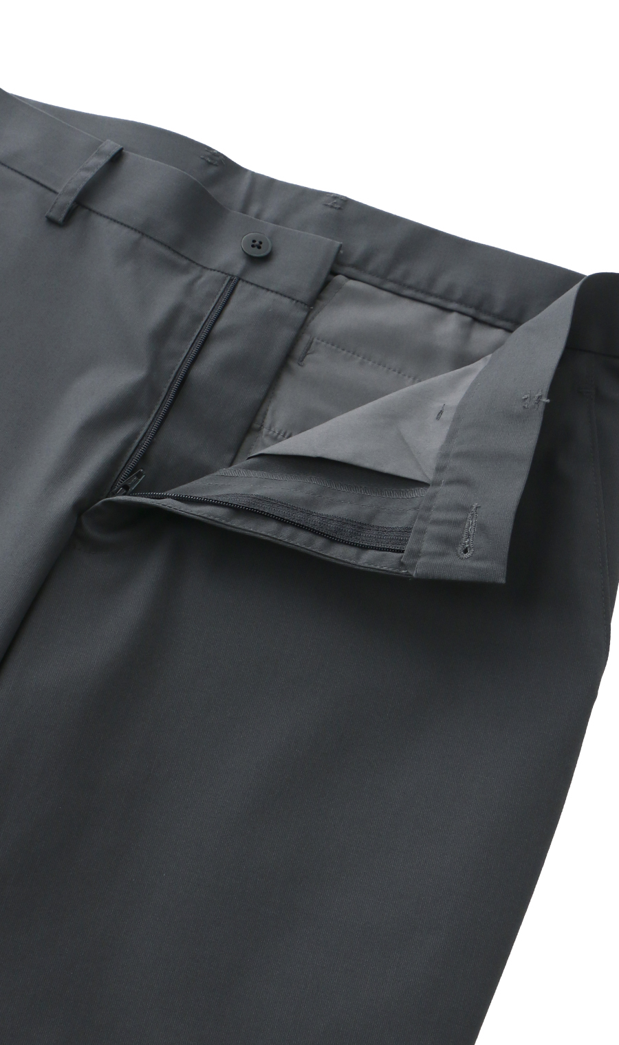 チノパンツ【接触冷感】【#すごチノ】【裾上げ済み】 チャコール 79cm