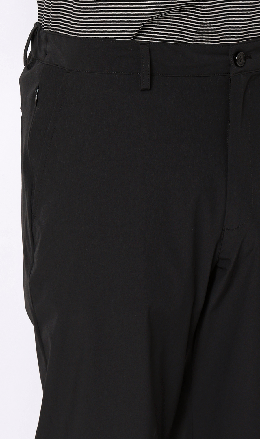 バックシャーリングパンツ【マルチウェイ】【セットアップ着用可】【裾上げ済み】 ブラック S