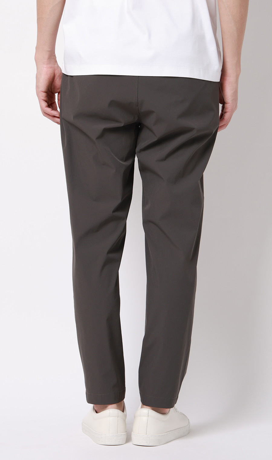 バックシャーリングパンツ【マルチウェイ】【セットアップ着用可】【裾上げ済み】 チャコール S