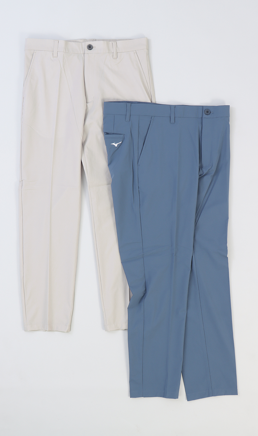 ベーシックパンツ【MIZUNO GOLF】【Dynamotion Fit】【裾上げ済み】 ライトグレー M