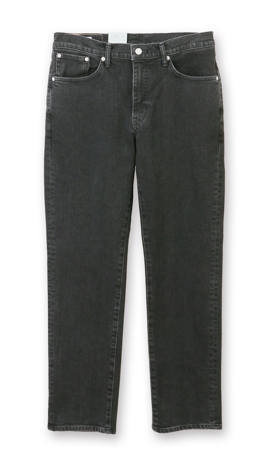 レギュラーストレートパンツ【EDWIN】【裾上げ済み】 ブラック 32インチ