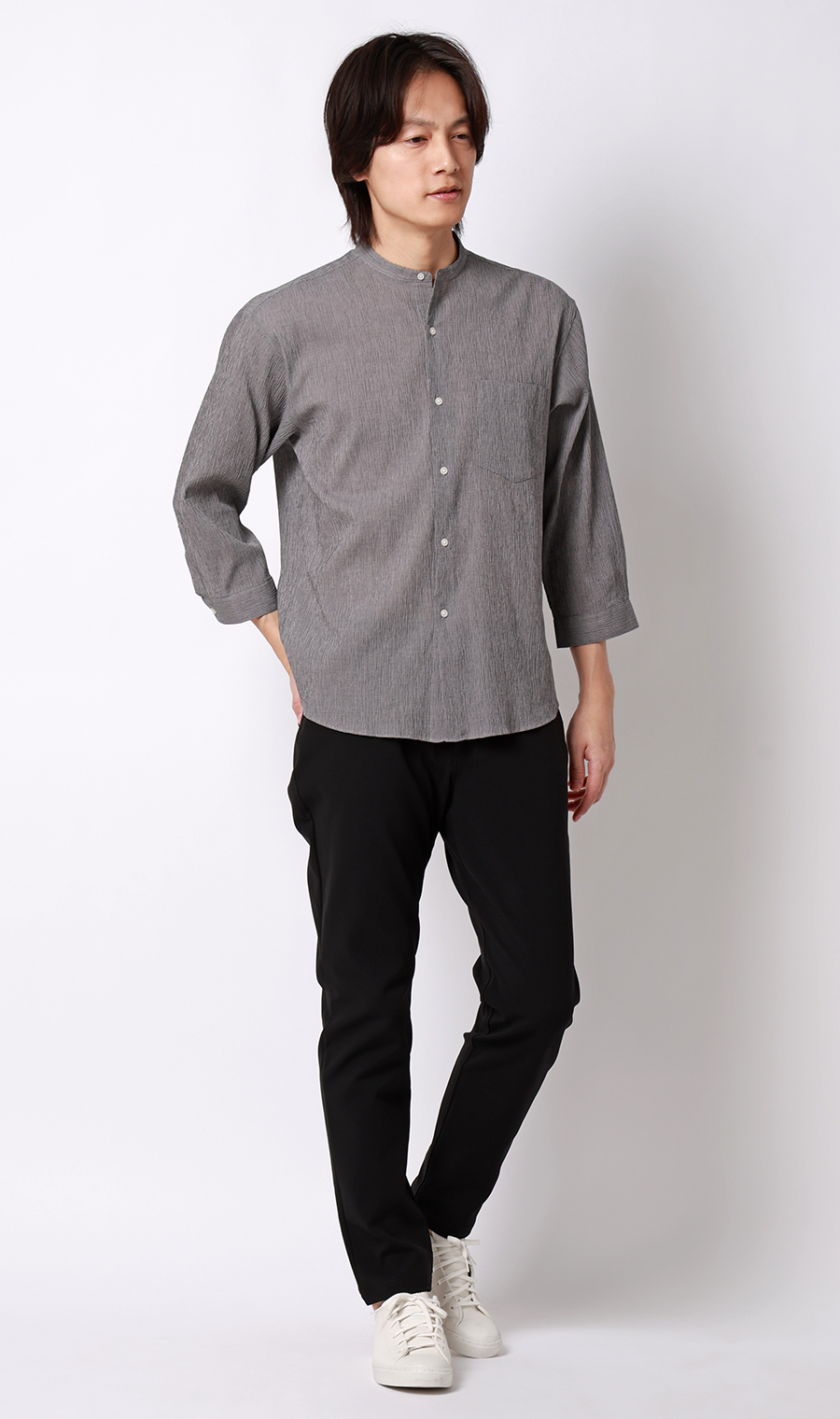 AGURA Pants【＃すご】【裾上げ済み】 ブラック 79cm