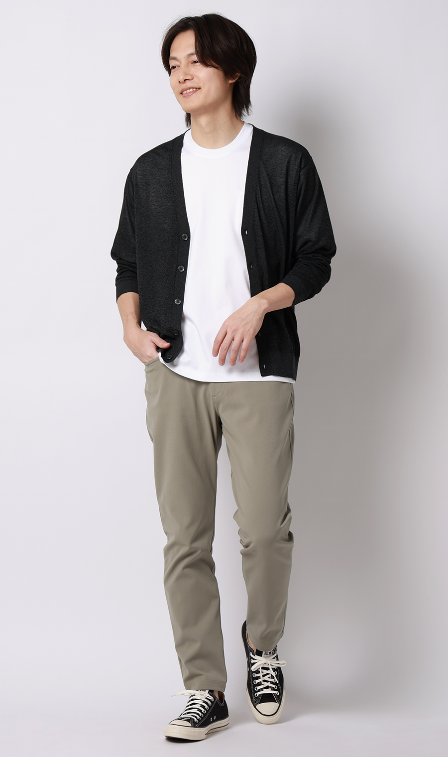 AGURA Pants【＃すご】【裾上げ済み】 ベージュ 79cm