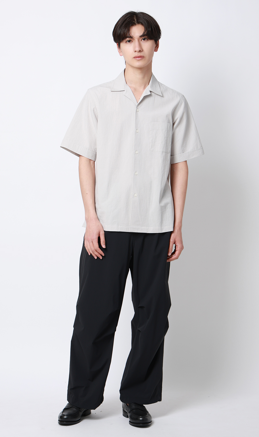 パラシュートパンツ ブラック M