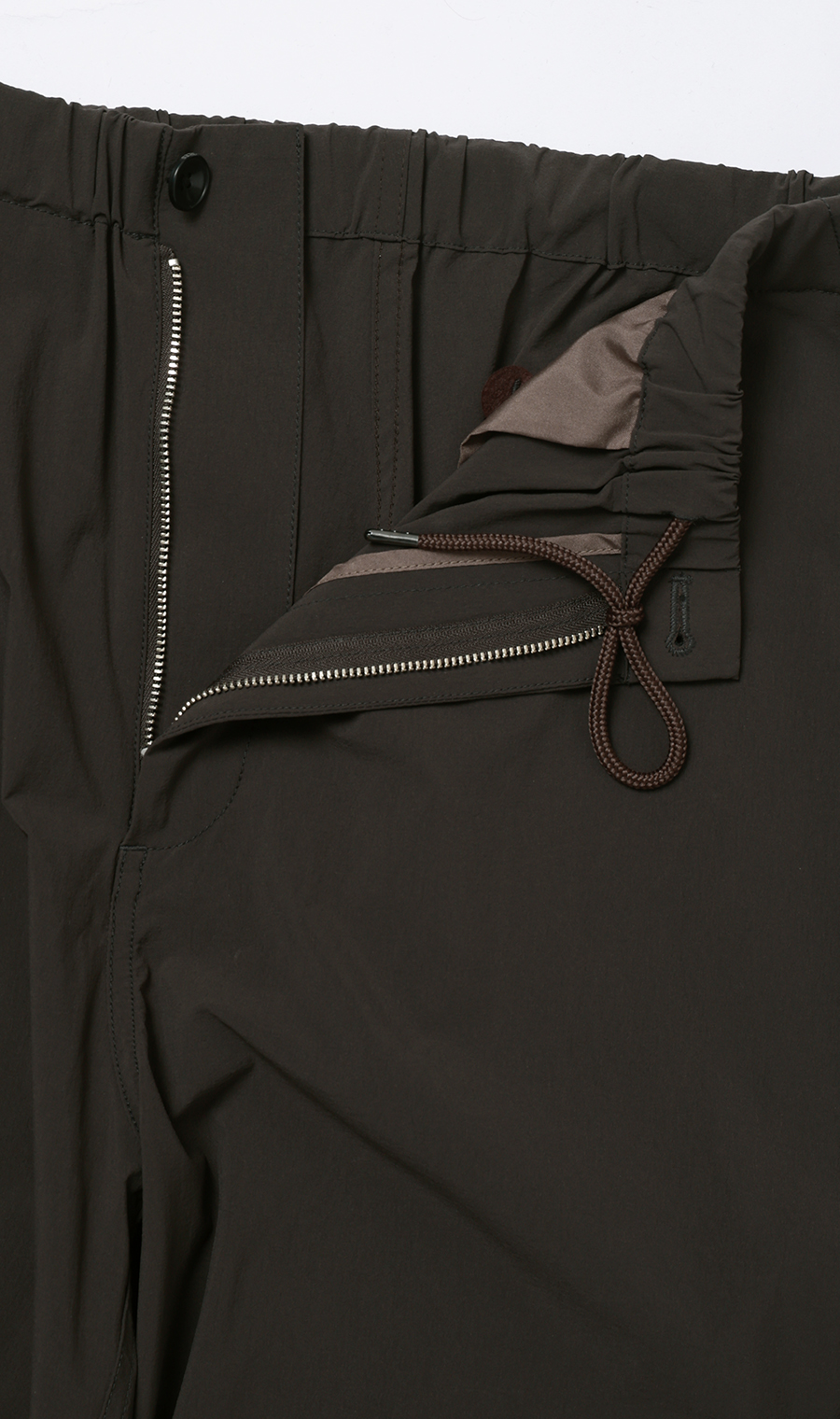 パラシュートパンツ ブラウン M