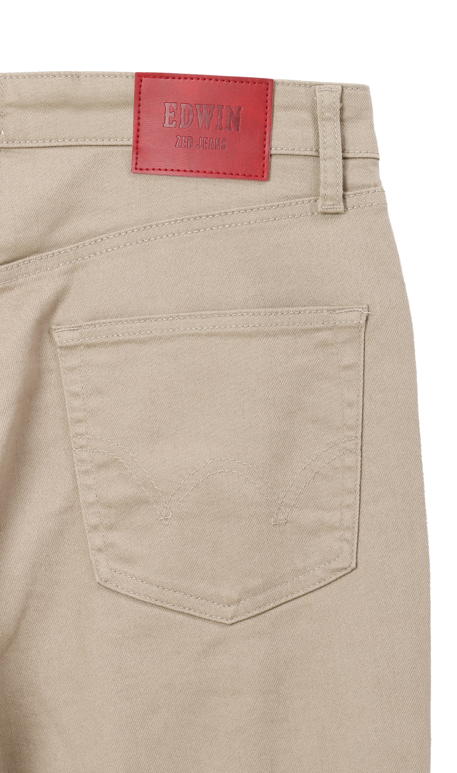 EDWIN ZED JEANS REGULAR ストレート デニム【裾上げ済み】【WEB限定】 ベージュ LL