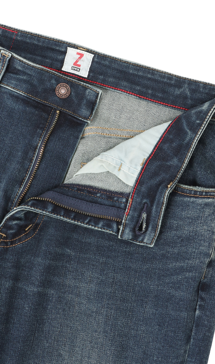 EDWIN ZED JEANS REGULAR ストレート デニム【裾上げ済み】【WEB